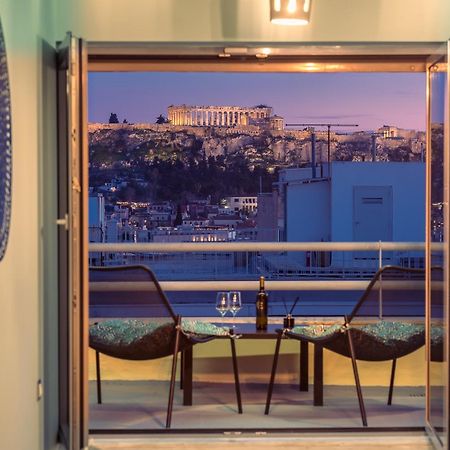 Acropolis View Mini Sky Suite & Hot Tub Atena Exterior foto