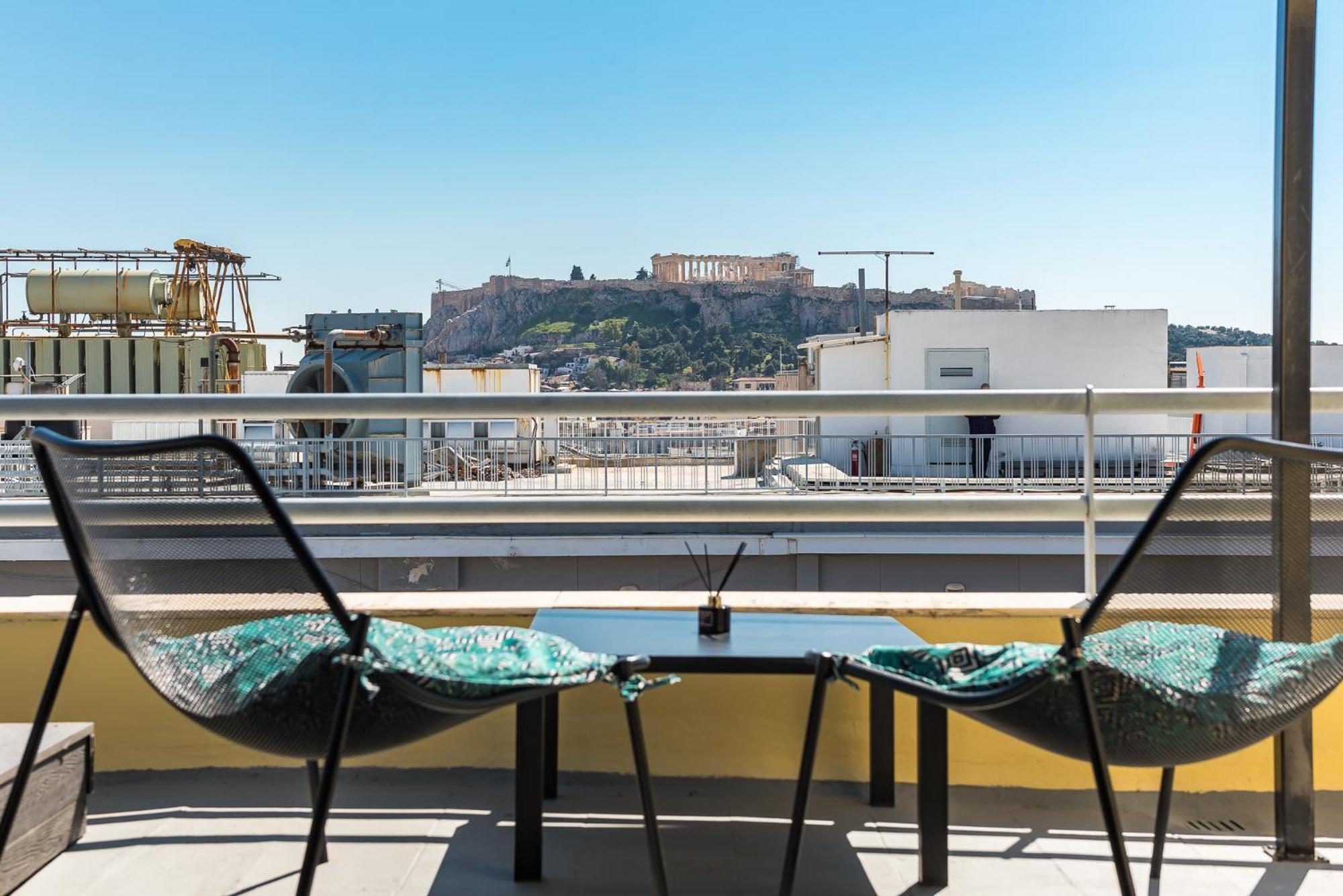 Acropolis View Mini Sky Suite & Hot Tub Atena Exterior foto
