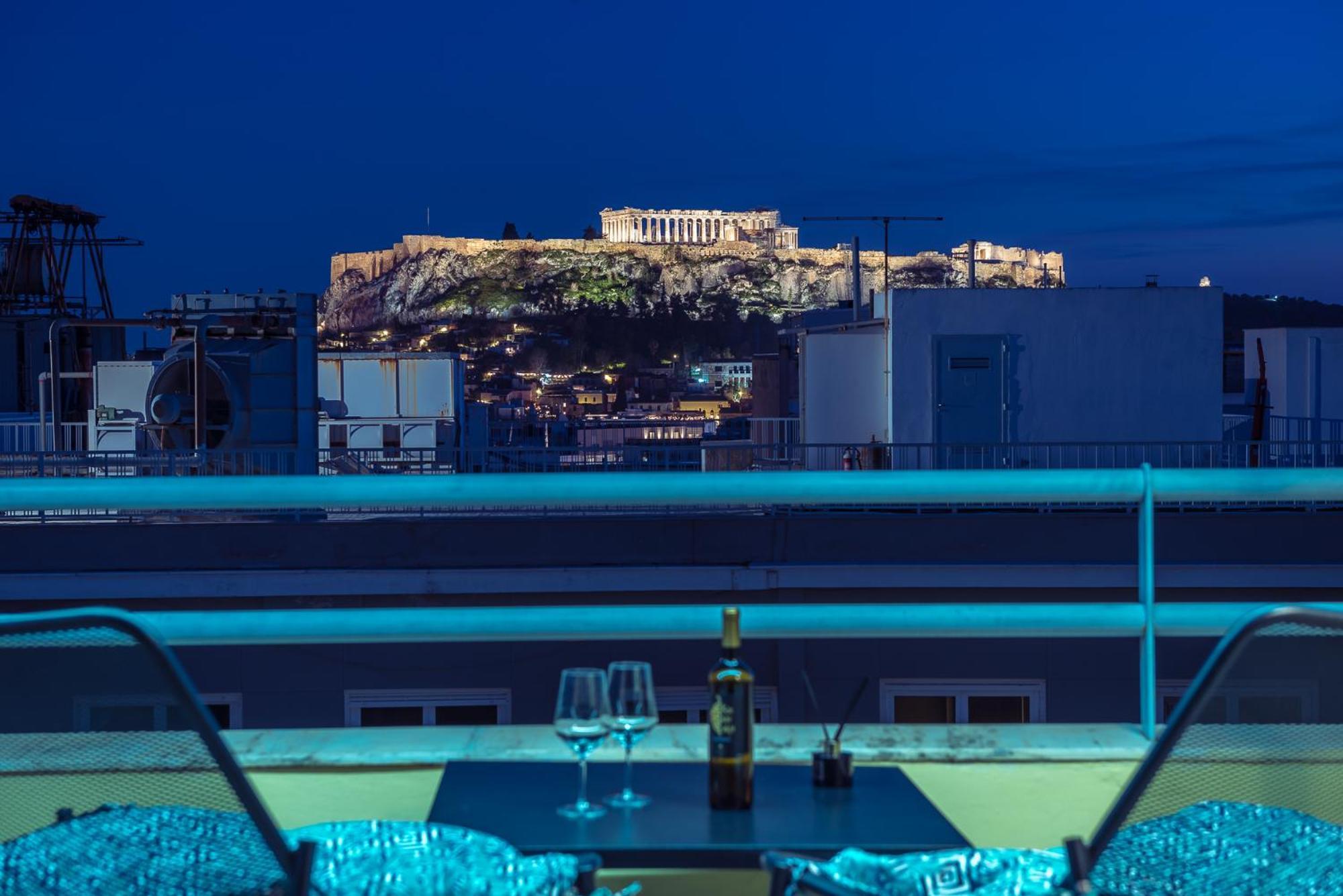 Acropolis View Mini Sky Suite & Hot Tub Atena Exterior foto